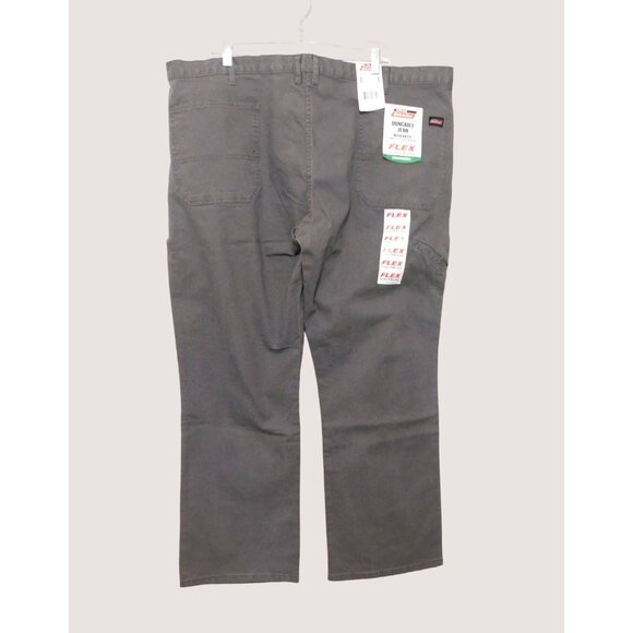Dickies Dungaree Jeans Mens 44 x 30 Gray Straight Leg Regular Fit Flex Duck - Picture 5 of 7